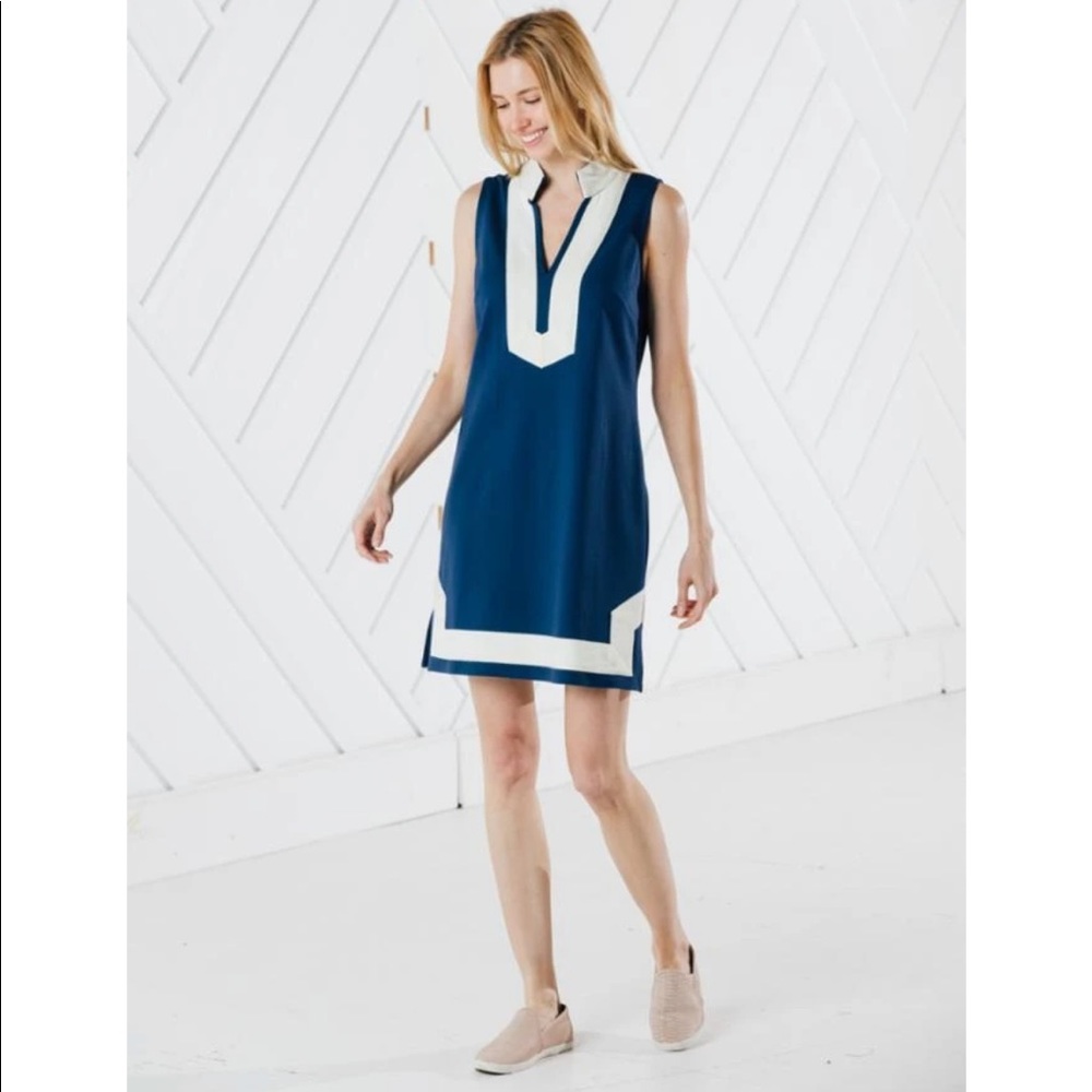 NWT SAIL TO SABLE NAVY CLASSIC TUNIC DRESS